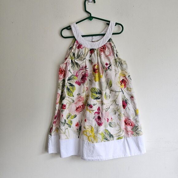 Max & Dora Made In Usa Kids Flaoral Dress Size 10 Cotton - Picture 1 of 9